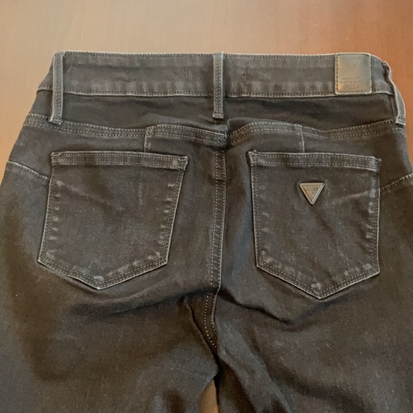 Guess Curve X Skinny Black Jeans EUC Size 25 - Picture 5 of 5